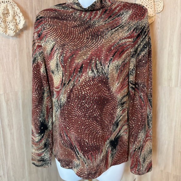 ICV Multicolor Textured Top Fall - Picture 1 of 6